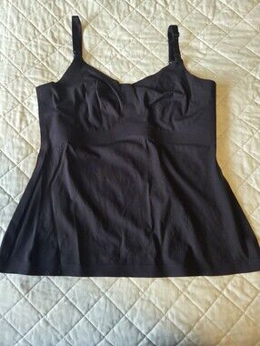 knix Nursing Black Seamless Camisole with Adjustable Straps